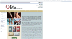 Desktop Screenshot of foothealthcenters.com